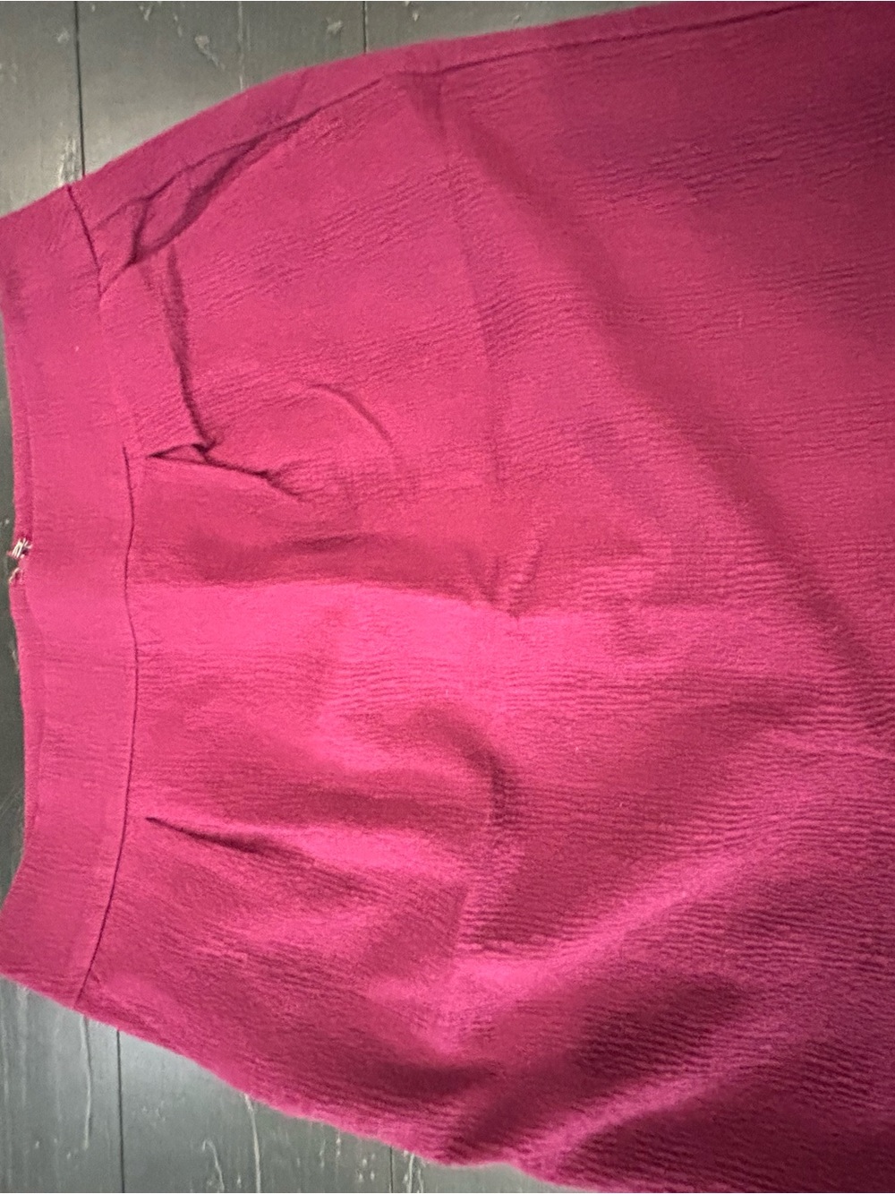 LOFT Bright Raspberry Midi Skirt